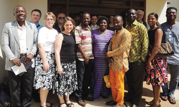 加纳访问团和大学教员